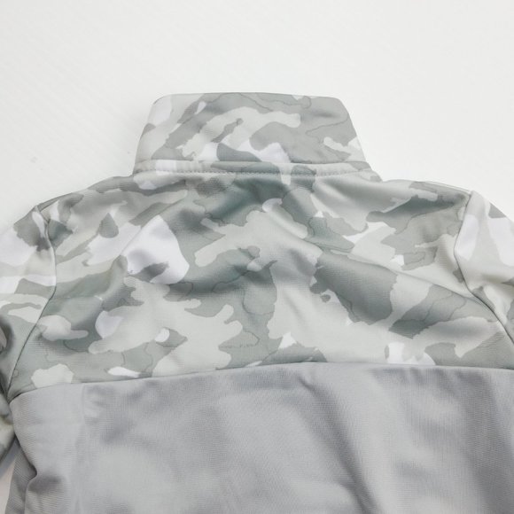 Nike Boys 12M Gray White Camo Print Yellow Track Jacket - Picture 11 of 11